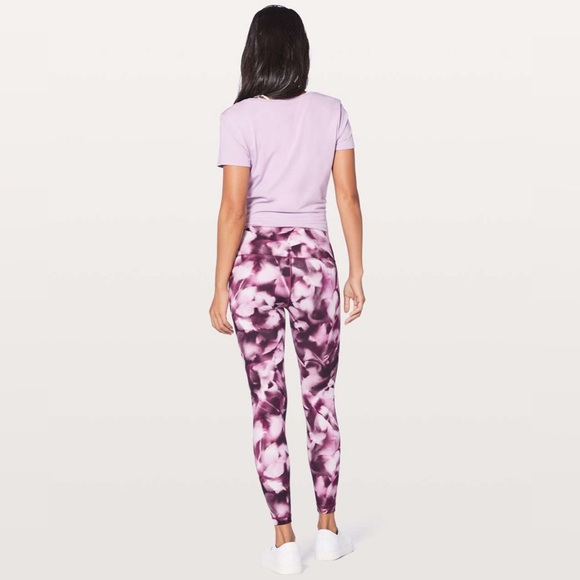 Lululemon Wunder Under Hi-Rise Tight 28" Blush Blossom Alpine White Candy Pink - Picture 4 of 8